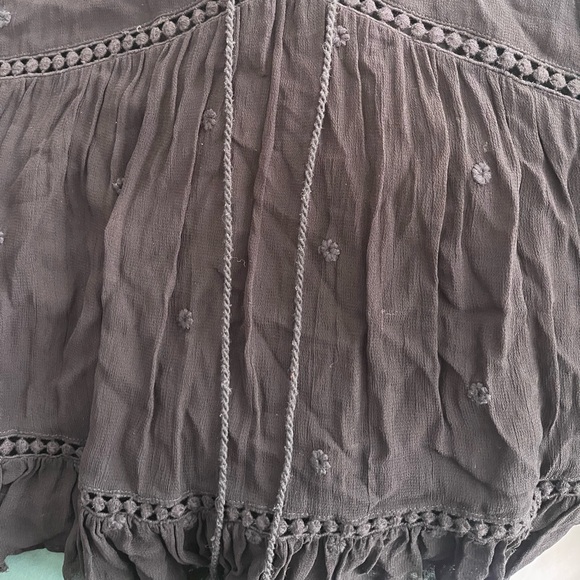 Sézane Ambre Black Blouse Top Women’s Size 34 / 2 - Picture 4 of 6